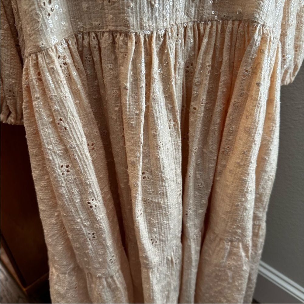 NWOT Stine Goya eyelet and sparkles babydoll dress XL - Picture 12 of 14